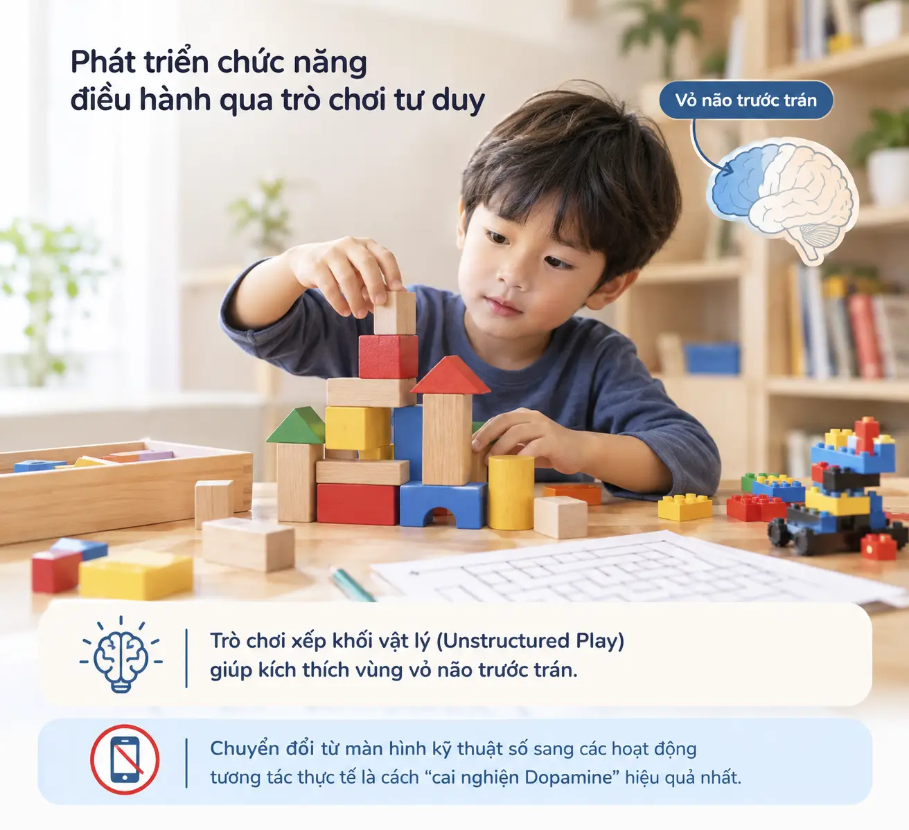Phát triển chức năng điều hành qua trò chơi tư duy